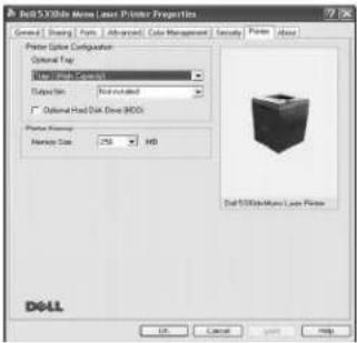 DELL 5330dn - Instalace velkokapacitního podavače - 2