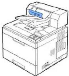DELL 5330dn - Tisk do přídavného výstupního zásobníku (licem dolů) - 2