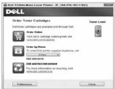DELL 5330dn - Objednávání materiálu - 2