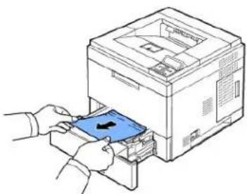 DELL 5330dn - Papír zaseknutý v podavači papíru (zásobník 1) - 2