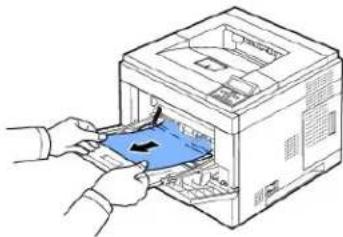 DELL 5330dn - Zaseknutý papír ve víceúčelovém podavači - 1