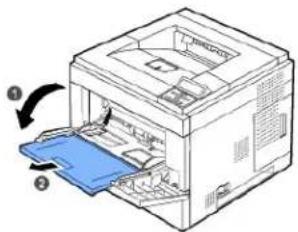 DELL 5330dn - Použití víceúčelového podavače - 1