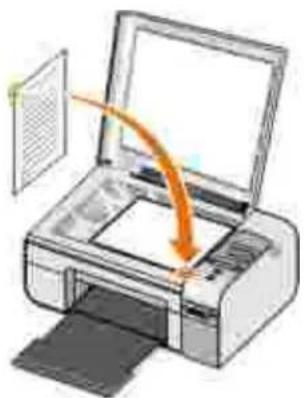 DELL 926 - Položení originálních dokumentů na skleněnou plochu skeneru - 1