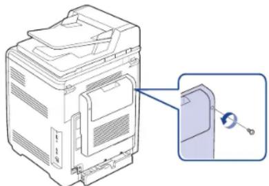 DELL 2145cn - Instalace pamět'ového modulu - 1