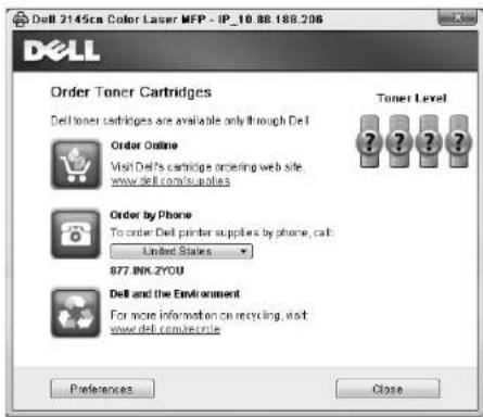 DELL 2145cn - Aplikace Dell Toner Re-order - 2