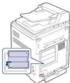 DELL 2145cn - Instalace pamět'ového modulu - 5