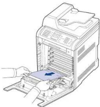 DELL 2145cn - V oblasti podávání papíru - 2