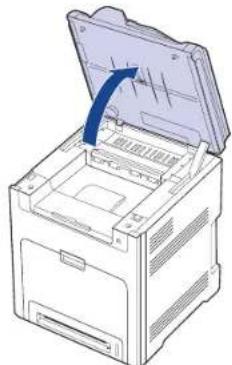 DELL 2145cn - V oblasti výstupu papíru - 2