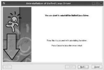 DELL 2145cn - Odinstalace ovladačů Unified Linux Driver (Sdružené ovladače systému Linux) - 1