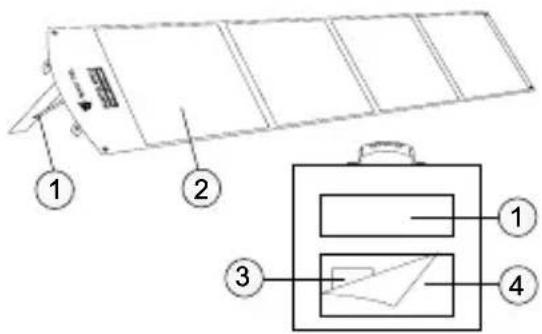 Navitel SP120 - Das Aussehen des Solarmoduls - 1