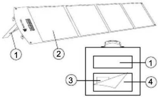 Navitel SP120 - Wygląd panelu słonecznego - 1