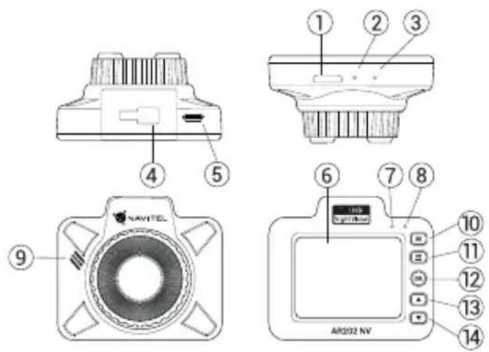 Navitel AR202 NV - Vonkajší vzhľad - 1