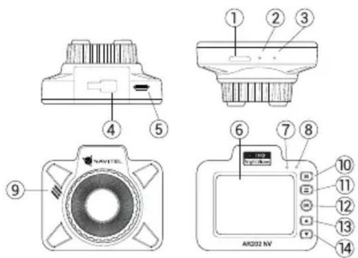 Navitel AR202 NV - Vnější vzhled - 1