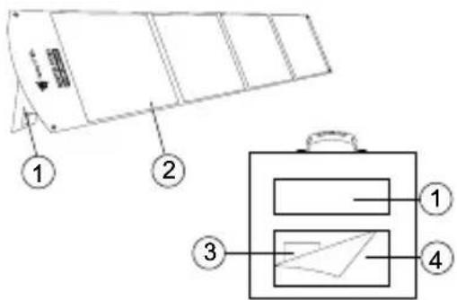 Navitel SP200 - Das Aussehen des Solarmoduls - 1