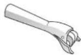 WHIRLPOOL W67 MN840 NB - MANIGLIA PER PIATTO CRISP - 1