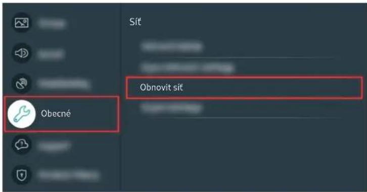 Sít Obecné Obnovit sit