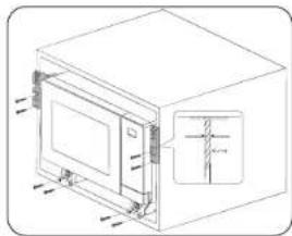 SAMSUNG MS23A7013GB - Instalacja - 2
