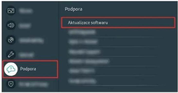 Podpora Aktualizace softwaru Podpora