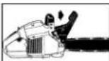 EINHELL KS-G 450 - KONTROLA BRZDY RETEZU: - 2