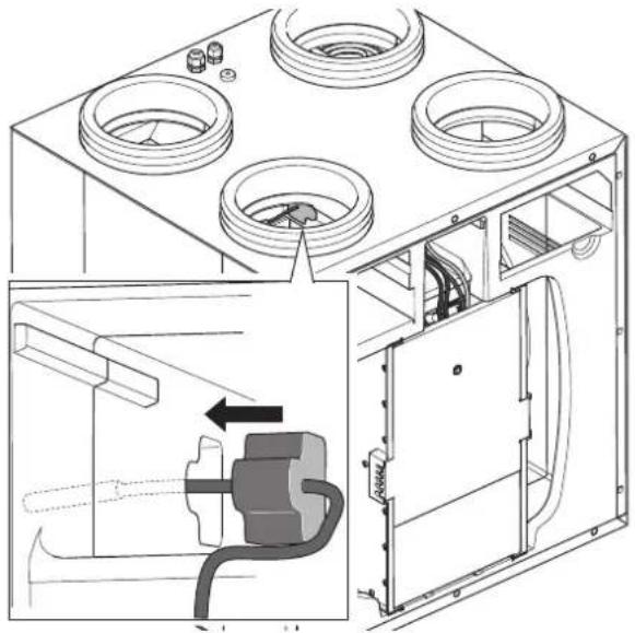 Nibe ERS S40-400 - CONVERSION TO RIGHT-HANDED VERSION - 11