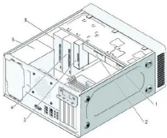 DELL Inspiron 518 - Pohled dovnitř počítače - 1