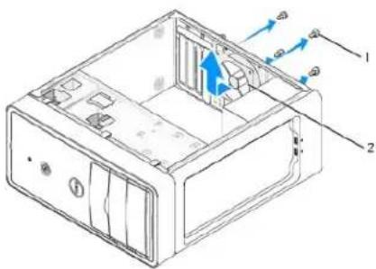 DELL Inspiron 518 - Výměna ventilátoru skříně - 1