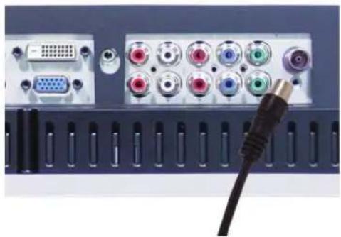 DELL W1900 - Použití konektoru antény / kabelové televize (koaxiál) - 1