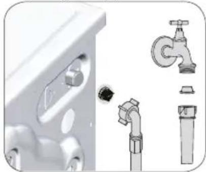 BEKO WTE 6612 BS - Čištění vstupního filtru vody - 1