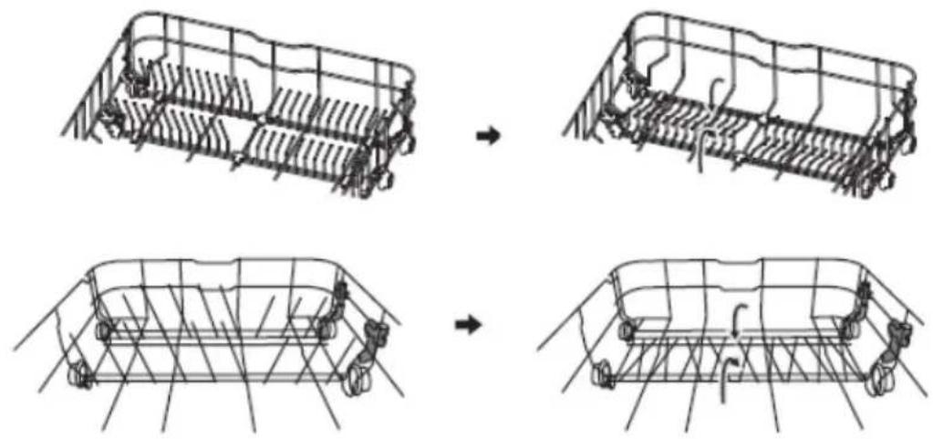 FAGOR 3LVF-434.1IT - Fold the dishwasher basket spikes - 1