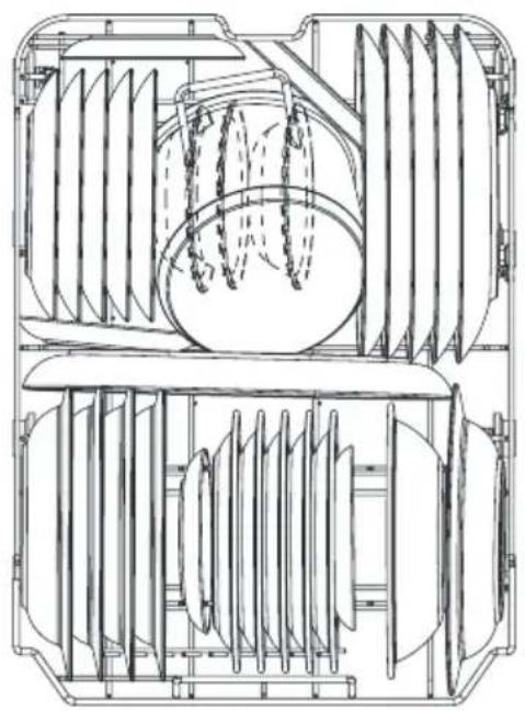 Technical line drawing of a mechanical fan or impeller assembly (no text or symbols)