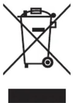 Symbol of a trash bin crossed with two crossed lines and a blank rectangular base (no text or labels)