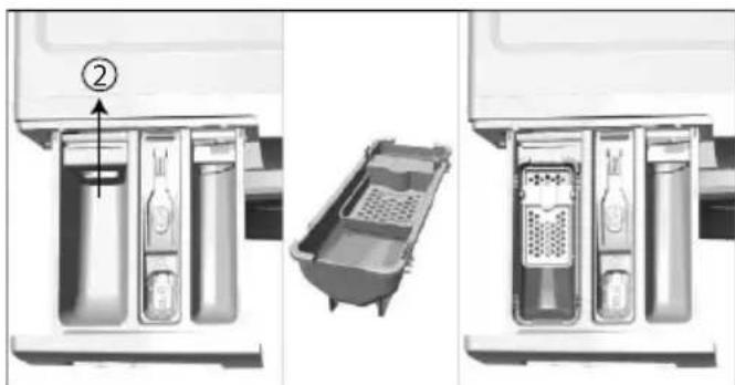 BEKO WRE6612CSBWW - Nastavení množství prášku - 1