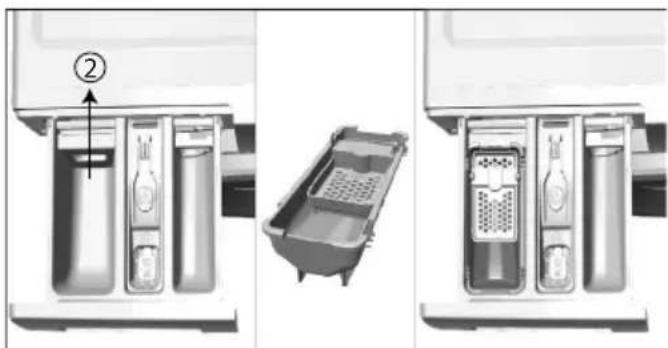 BEKO WRE6511CSBWW - Nastavení množství prášku - 1