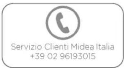 Servizio Clienti Midea Italia +39 02 96193015