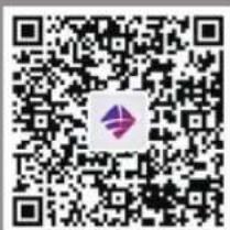 QR code with a central logo, likely linking to a digital resource or website.
