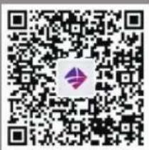 QR code with a central logo, likely linking to a digital resource or website.