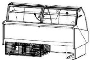 Hydra Kool KFM-SC-60-S - Back Sliding doors removal - 1