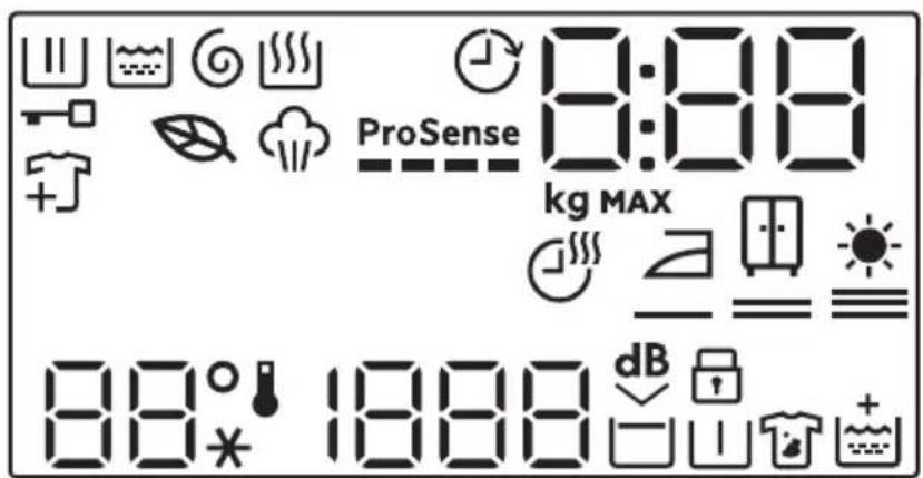 AEG LWR73964BC - Displej - 1