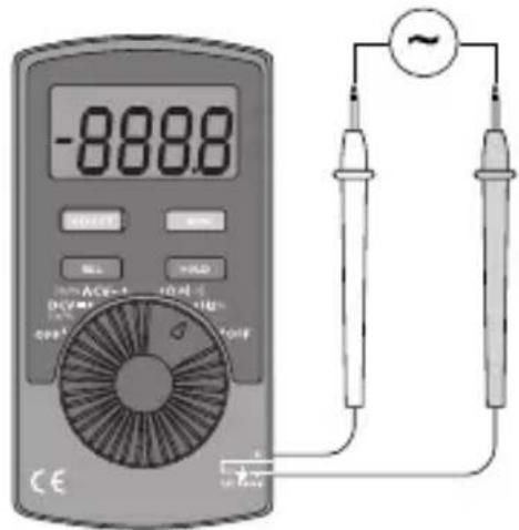 Clas Ohlson UT120A - Frekvensmåling og måling av relativ pulslengde (Duty Cycle value) - 1