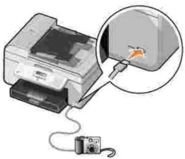 DELL 946 All In One - Tisk fotografií z fotoaparátu podporujícího standard PictBridge - 1