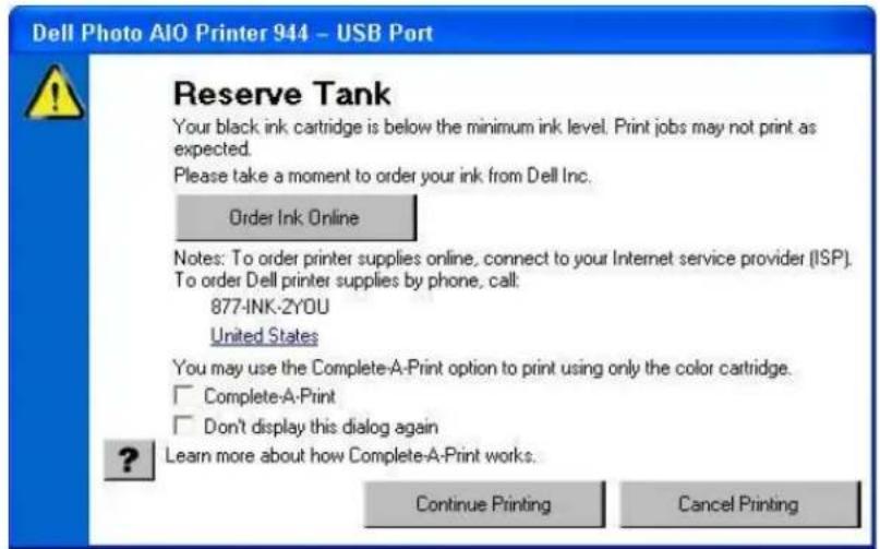 DELL 944 All In One - Funkce Dell Ink Management System - 1