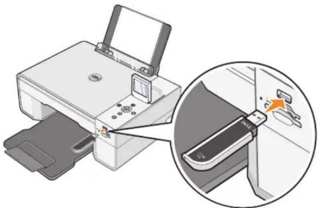 DELL 944 All In One - Tisk fotografií z pamět'ové karty nebo klíče USB - 2