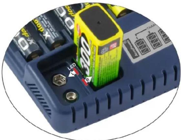 AccuPower IQ216 - 9V E-Block: - 1