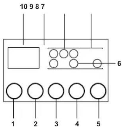 10 9 8 7 6 1 2 3 4 5