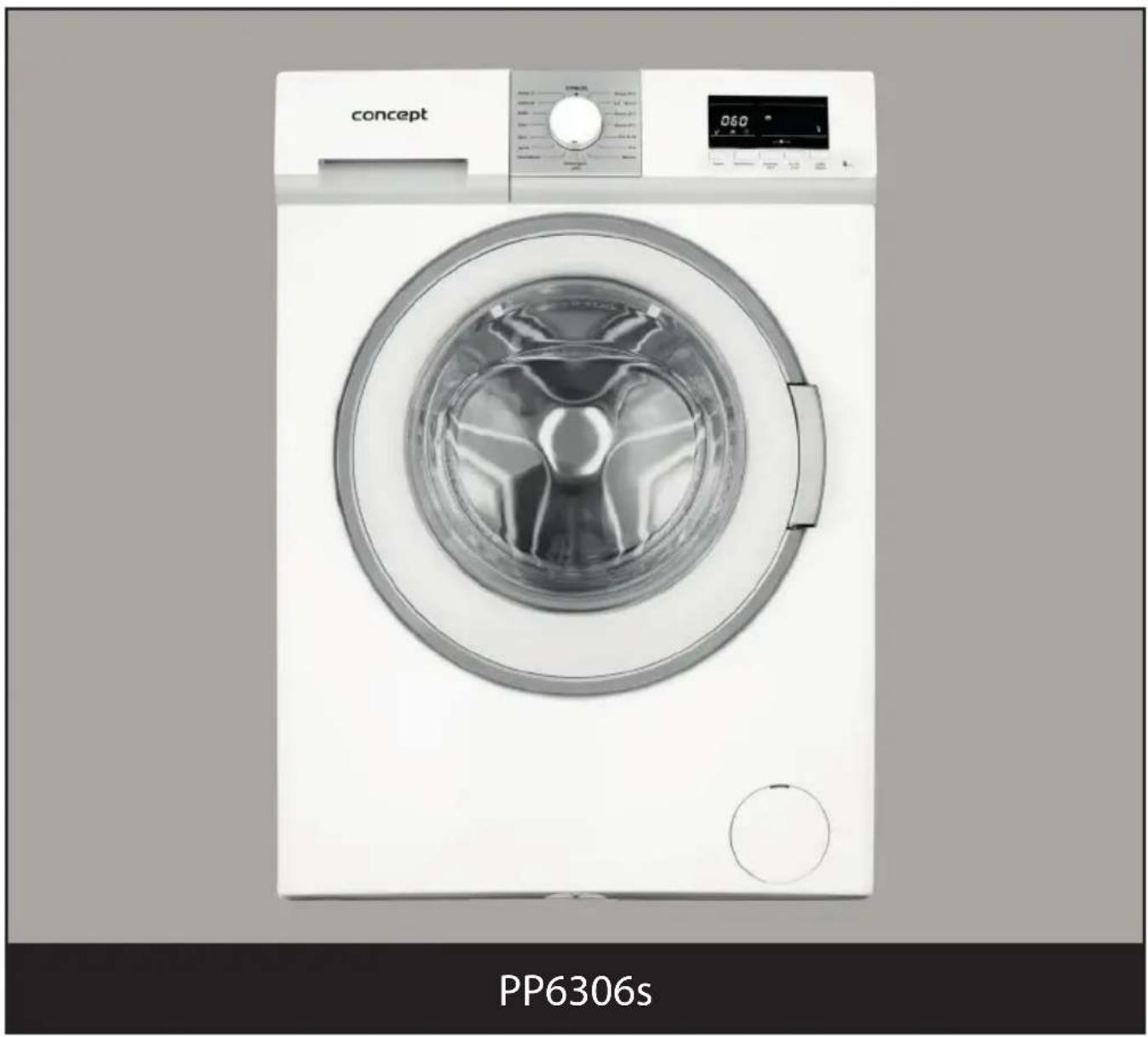 Concept PP6306S - Pralka z ładowaniem od przodu - 1