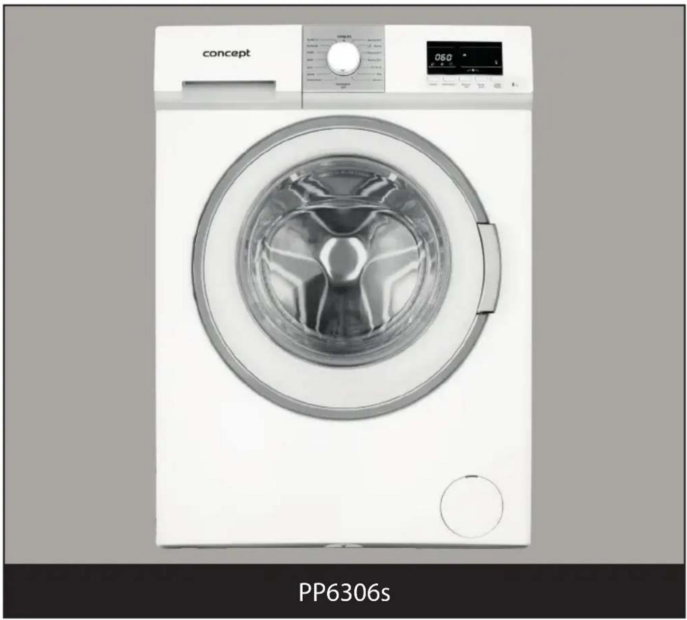 Concept PP6306S - Pračka s předním plněním - 1