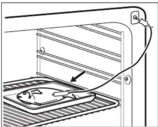 ELECTROLUX KODFC77H - Pokyny k použití: Pečicí sonda - 1