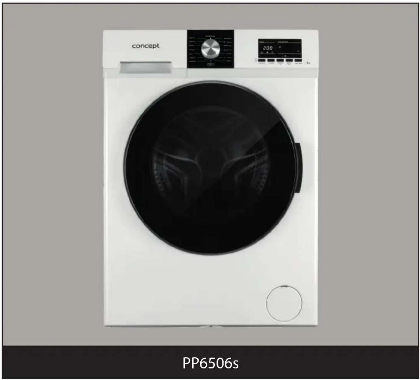 Concept PP6506S - Pralka z ładowaniem od przodu - 1