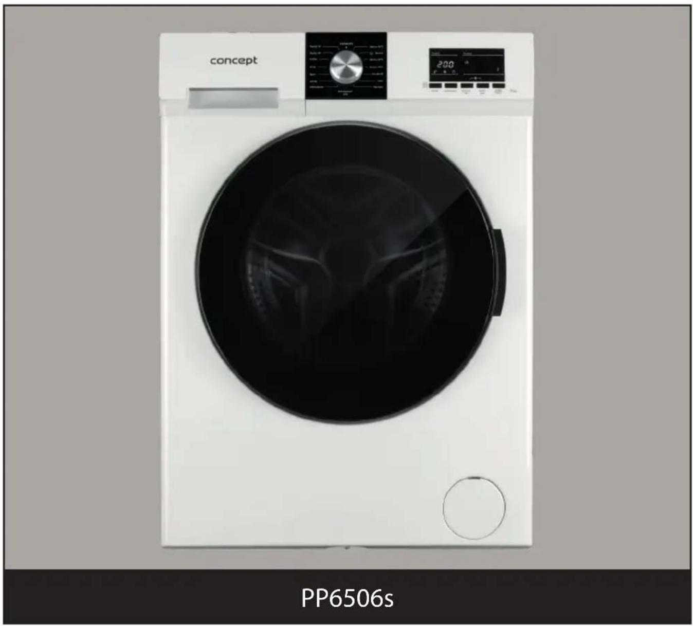 Concept PP6506S - Pračka s předním plněním - 1