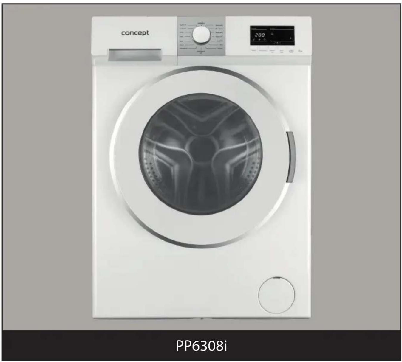 Concept PP6308I - Pračka s předním plněním - 1